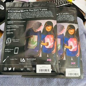 Illuminated Apparel Glow in the Dark Kids T-shirts 2 for price of one.